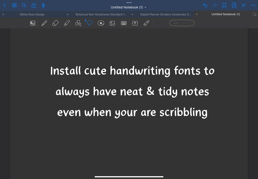 How to Make Your Own Handwriting Font for Digital Planners